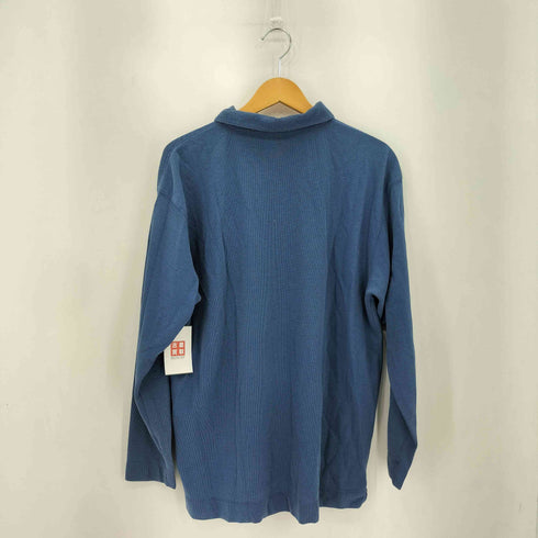 パタゴニア patagonia 00S 裾ロゴ刺繍 鹿の子 ロングスリーブ ポロシャツ メンズ import:L