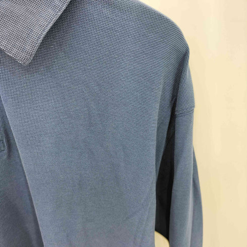 パタゴニア patagonia 00S 裾ロゴ刺繍 鹿の子 ロングスリーブ ポロシャツ メンズ import:L