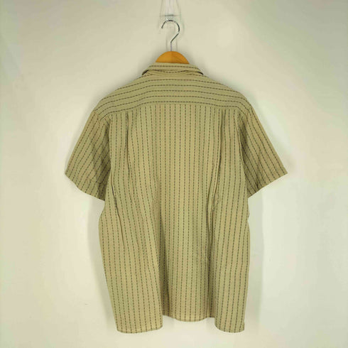 コムサデモード COMME CA DU MODE TETSU 小紋柄 レーヨン コットン オープンカラーシャツ メンズ