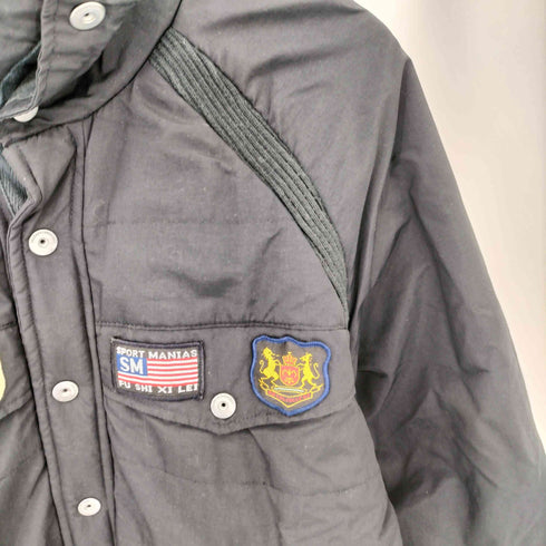 ヴォルコム VOLCOM ナイロン マルチポケット ワッペン付き ブルゾン ジャケット メンズ M