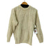 アランクラフト aran crafts アイルランド製 ウールケーブルニットセーター フィッシャーマン レディース import:S