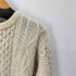 アランクラフト aran crafts アイルランド製 ウールケーブルニットセーター フィッシャーマン レディース import:S
