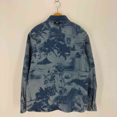 エムエスジーエム MSGM パームツリープリント デニムシャツジャケット メンズ 39