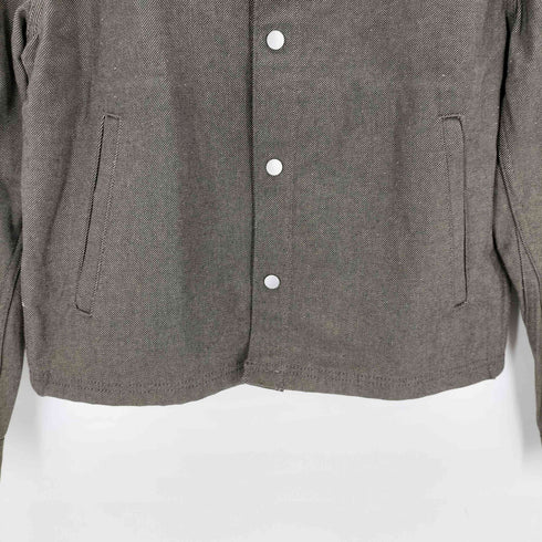 ザラ ZARA ツイル構造シャツジャケット メンズ import:M