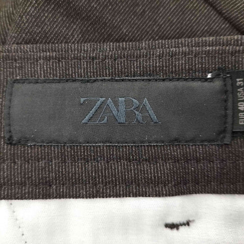 ザラ ZARA COMFORT TEXTURED CHINO TROUSERS メンズ 40