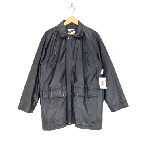 Banzai cow nappa leather カウナッパ 比翼レザージャケット メンズ FREE