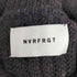ネヴァーフォーゲット NVRFRGT RAW WOOL DAMAGED CARDIGAN ダメージ カーディガン メンズ JPN:1
