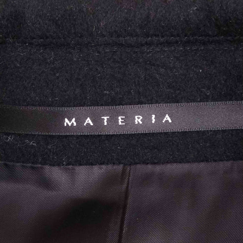 マテリア MATERIA アンゴラウール ベルト付 チェスターコート レディース JPN:38