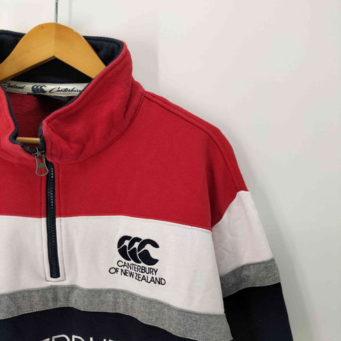 カンタベリー CANTERBURY ハーフジップ スウェット メンズ import:XL