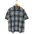 ノーティカ NAUTICA チェック 半袖シャツ メンズ import:L