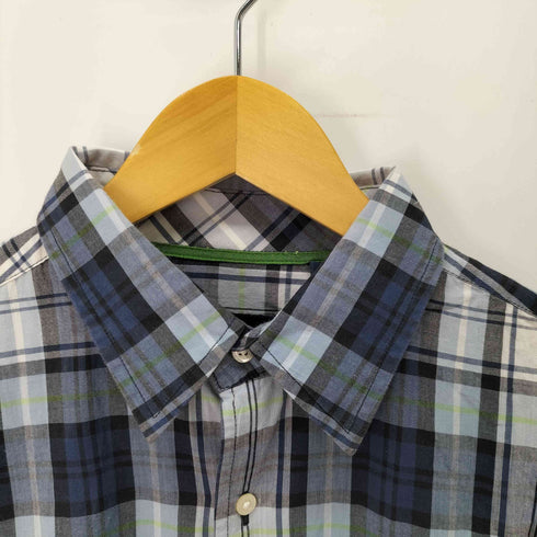 ノーティカ NAUTICA チェック 半袖シャツ メンズ import:L