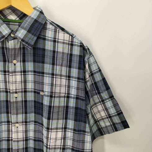 ノーティカ NAUTICA チェック 半袖シャツ メンズ import:L