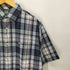 ノーティカ NAUTICA チェック 半袖シャツ メンズ import:L