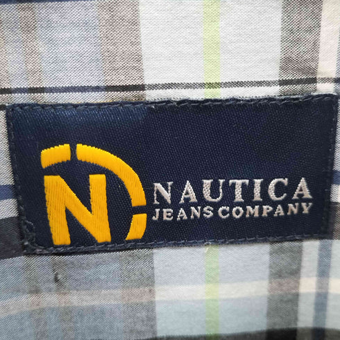 ノーティカ NAUTICA チェック 半袖シャツ メンズ import:L