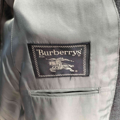 バーバリーズ BURBERRYS ウール 背抜き シングル テーラードジャケット メンズ 96-86-170