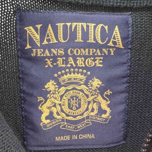 ノーティカ NAUTICA ハーフジップ コットンニット メンズ import:XL
