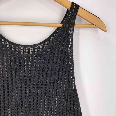 ブラックバイマウジー BLACK by moussy 23SS mesh knit tanktop レディース FREE