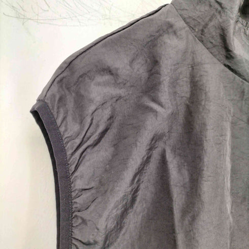 broken ハーフジップ ナイロンベスト メンズ import:M