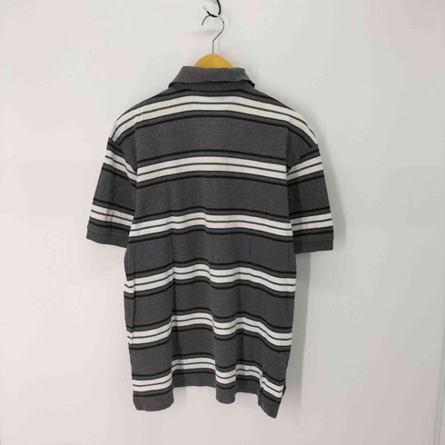 トミーヒルフィガー TOMMY HILFIGER ボーダー ポロシャツ メンズ import:L