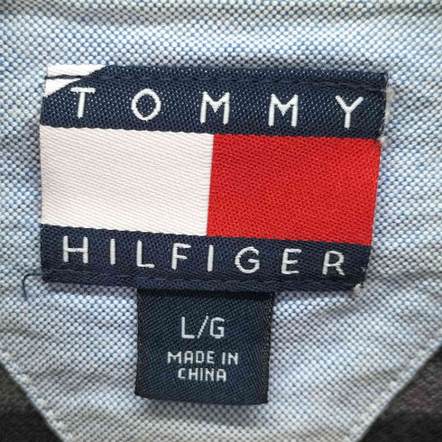トミーヒルフィガー TOMMY HILFIGER ボーダー ポロシャツ メンズ import:L