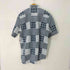 トミーヒルフィガー TOMMY HILFIGER パッチワーク 半袖BDシャツ メンズ import:XL