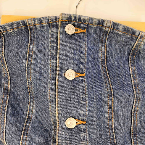 マウジー moussy 25AW DENIM BARE ビスチェ レディース JPN:1