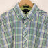 トミーヒルフィガー TOMMY HILFIGER 80’S 2ply fabricギンガムチェック BD半袖シャツ メンズ import:L