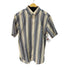 トミーヒルフィガー TOMMY HILFIGER ストライプ BD半袖シャツ メンズ import:XL