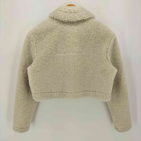 ザラ ZARA クロップド ボア ジャケット レディース import:XS