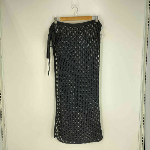 ブラックバイマウジー BLACK by moussy hole knit skirt レディース FREE