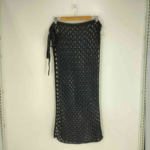 ブラックバイマウジー BLACK by moussy hole knit skirt レディース FREE