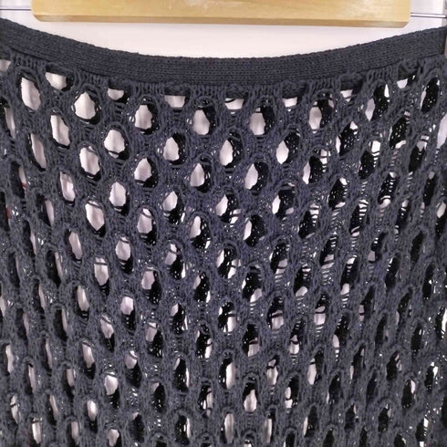 ブラックバイマウジー BLACK by moussy hole knit skirt レディース FREE