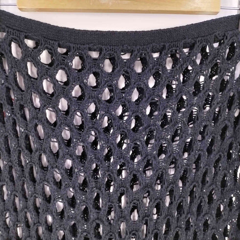 ブラックバイマウジー BLACK by moussy hole knit skirt レディース FREE