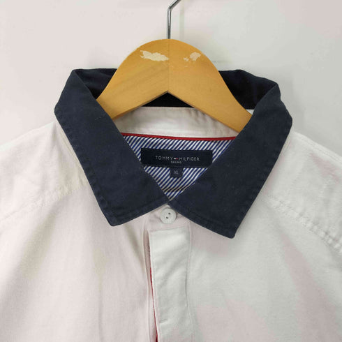 トミーヒルフィガー TOMMY HILFIGER 長袖 ラガーシャツ メンズ import:XL