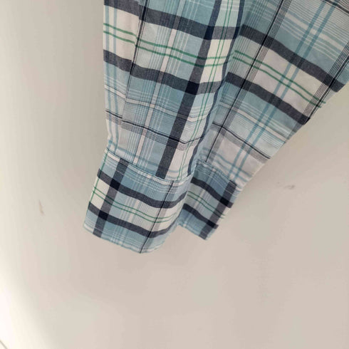 トミーヒルフィガー TOMMY HILFIGER 80’S two-ply チェック BDシャツ メンズ import:L