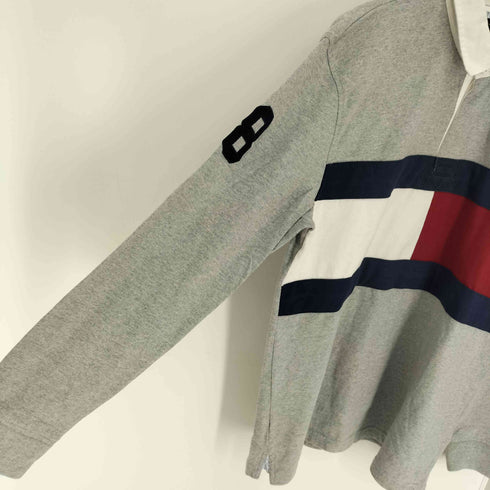 トミーヒルフィガー TOMMY HILFIGER 長袖 ラガーシャツ メンズ import:XL