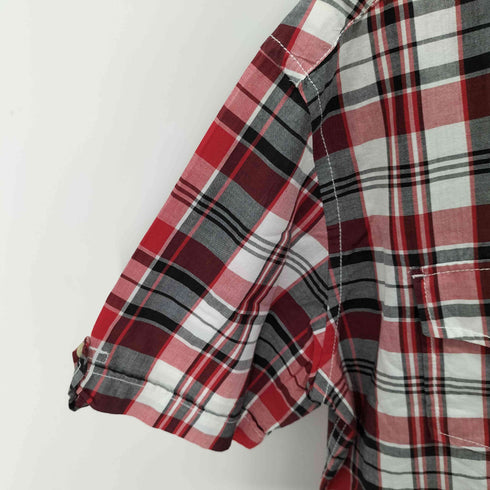 トミーヒルフィガー TOMMY HILFIGER チェック 半袖シャツ メンズ import:XL