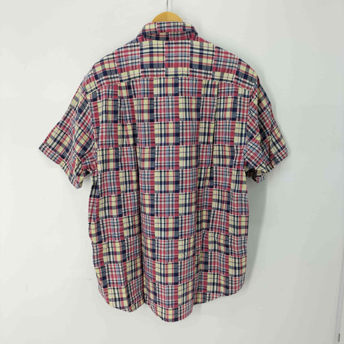 ノーティカ NAUTICA プリントパッチワーク 半袖シャツ メンズ import:L