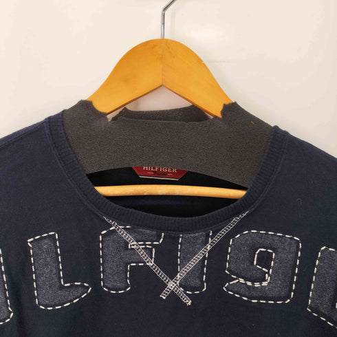 ヒルフィガー HILFIGER サイドリブ L/S Tシャツ メンズ import:L