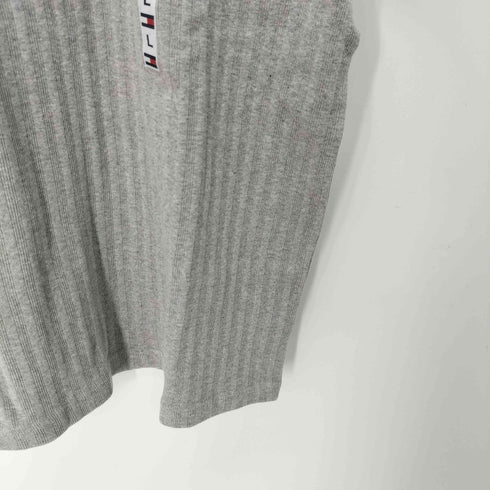 トミーヒルフィガー TOMMY HILFIGER ロゴ刺繍 Vnekku カットソー メンズ import:L