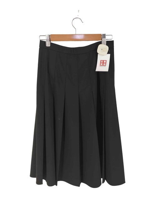 ユニクロ UNIQLO ワイドプリーツミディスカート レディース JPN:M