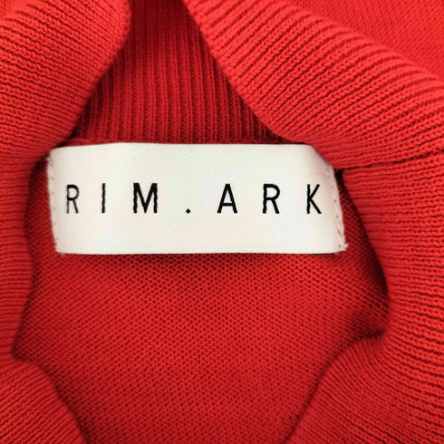 リムアーク RIM.ARK ハイネック半袖ニット レディース