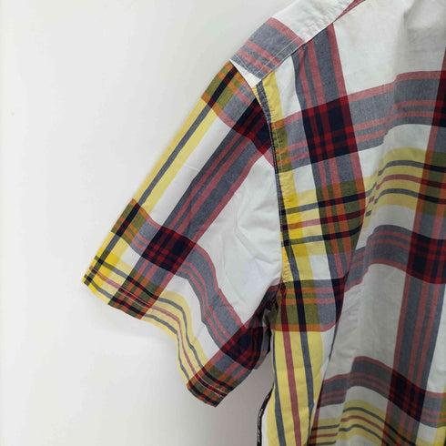 トミーヒルフィガー TOMMY HILFIGER チェック BD半袖シャツ メンズ import:XL
