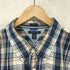 トミーヒルフィガー TOMMY HILFIGER チェック BD半袖シャツ メンズ import:L