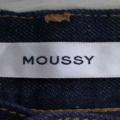 マウジー moussy 24SS COTTON LINEN WIDE STRAIGHT レディース UK:25