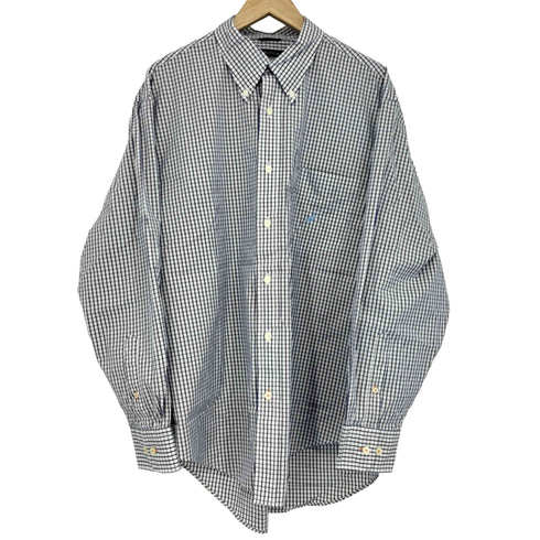 ノーティカ NAUTICA 80’S two-ply cotton チェック BDシャツ メンズ import:L