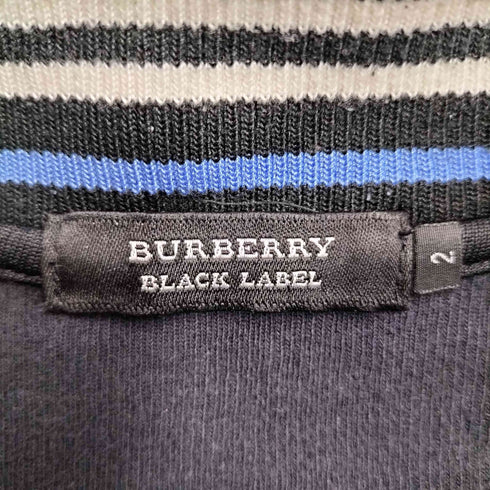 バーバリーブラックレーベル BURBERRY BLACK LABEL ロゴ刺繍 トラックジャケット メンズ JPN:2