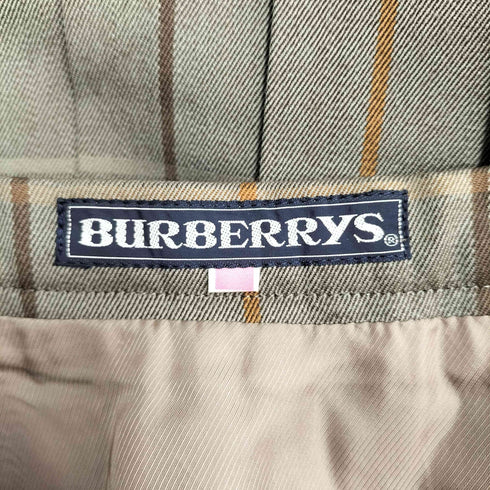 バーバリーズ BURBERRYS チェックプリーツスカート レディース