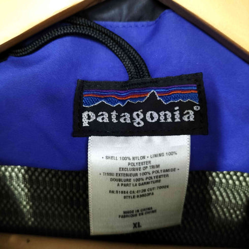 パタゴニア patagonia 00S GORE-TEX STORM JAKET ゴアテックス ストーム ジャケット 裏地 メッシュ マウンテン パーカー 2003年製 裾ドローコード ビックサイズ メンズ import:XL