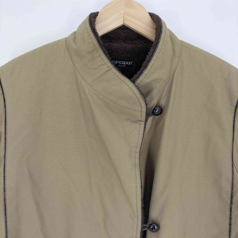 ラモスポーツ ramosport 裏地ファー 胡桃ボタン スタンドネック セミロング コート レディース JPN:2